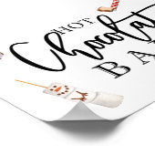 Hot Chocolate Bar Christmas Kakao Poster (Ecke)