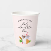 Hot Chocolate Bar Pappbecher (Vorderseite)