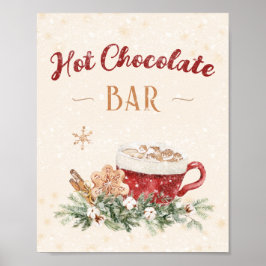 Hot Chocolate Bar Station DIY Idea Party Poster