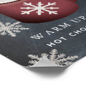 Hot-Chocolate-Bar-Zeichen Poster (Ecke)