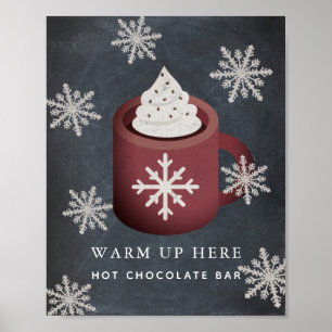 Hot-Chocolate-Bar-Zeichen Poster