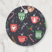 Hot Chocolate Bomb Boy Baby Shower Tag Geschenkanhänger (Rückseite)