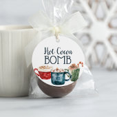 Hot Chocolate Bomb Geschenk-Tag Geschenkanhänger