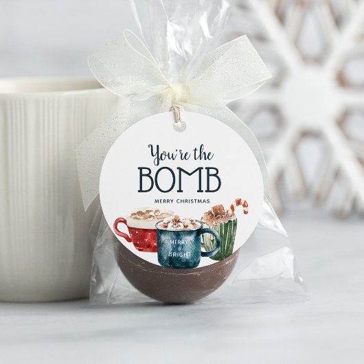 Hot Chocolate Bomb Geschenk-Tag Geschenkanhänger