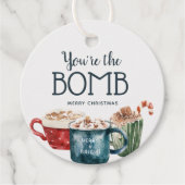 Hot Chocolate Bomb Geschenk-Tag Geschenkanhänger (Vorderseite)