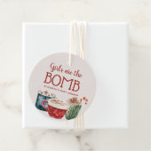 Hot Chocolate Bomb Girl Shower Tag Geschenkanhänger (Beispiel)
