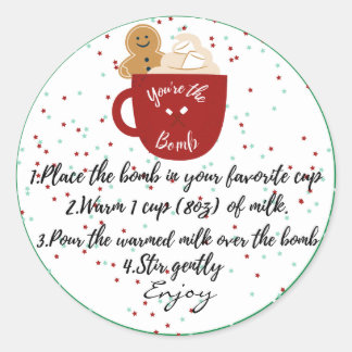 Hot Chocolate Bomb Hot Cocoa Sticker