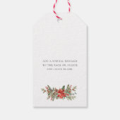 Hot Chocolate Bomb Rezept Kit Weihnachtsgeschenke  Geschenkanhänger (Rückseite)