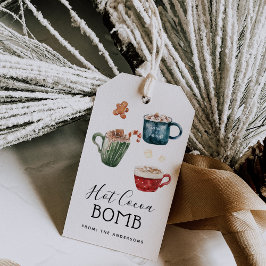 Hot Chocolate Bomb Tag Geschenkanhänger