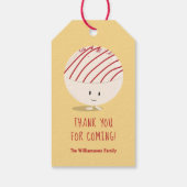 Hot Chocolate Bomb Vielen Dank Geschenkanhänger (Rückseite)