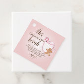 Hot-Chocolate-Bombe Geschenkanhänger (Beispiel)