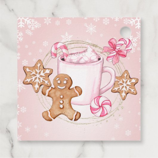 Hot-Chocolate-Bombe Geschenkanhänger (Rückseite)