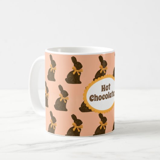 Hot Chocolate Bunny Rabbit Tasse (Vorderseite Links)