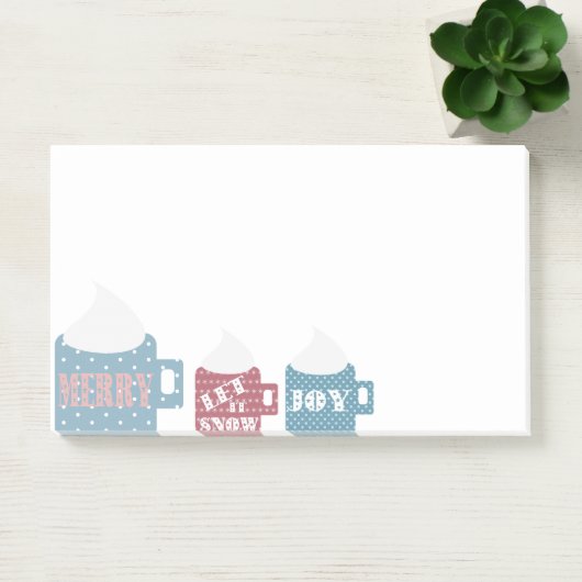 Hot Chocolate Camp Tasse kundenspezifisch Personal Post-it Klebezettel (Büro)