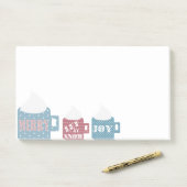 Hot Chocolate Camp Tasse kundenspezifisch Personal Post-it Klebezettel (Auf Schreibtisch)