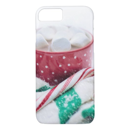 Hot Chocolate & Candy Cane Weihnachten Case-Mate iPhone Hülle (Rückseite)