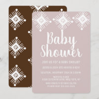 Hot Chocolate Chai Snowflake Babydusche