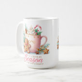 Hot Chocolate Christmas Season Coffee Mug Kaffeetasse (Vorderseite Links)