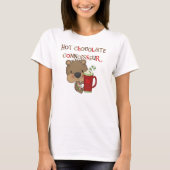 Hot Chocolate Connoisseur Boy Bear T-Shirt (Vorderseite)