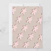 Hot-Chocolate Cookies Tasse Winter Girl Baby Dusch Einladung (Rückseite)