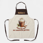 Hot Chocolate Cool People Schürze (Vorderseite)