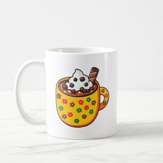 Hot chocolate cup kaffeetasse (Links)