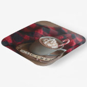 Hot Chocolate Dezember Pappteller (Gewinkelt)