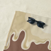 Hot Chocolate Dripping Creme Strandtuch (Beispiel)