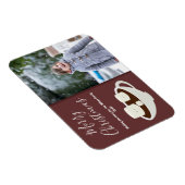 Hot Chocolate Foto Weihnachtskarte Magnet (Rechte Seite)