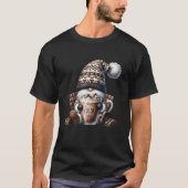 Hot Chocolate Gnome Dad for Cocoa Lover and Sweate T-Shirt (Vorderseite)