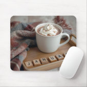 Hot Chocolate Januar Mousepad (Mit Mouse)