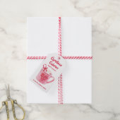 Hot Chocolate Label Weihnachtskalorien Geschenkanhänger (Mit Garn)