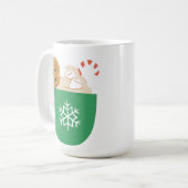 Hot Chocolate Marshmallow Candy Cane Gingerbrot Kaffeetasse (Vorderseite Links)