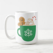 Hot Chocolate Marshmallow Candy Cane Gingerbrot Kaffeetasse (Links)