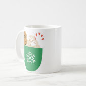 Hot Chocolate Marshmallow Candy Cane Gingerbrot Kaffeetasse (Vorderseite Links)