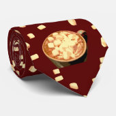 Hot Chocolate mit Marshmallows Neck Tie Krawatte (Gerollt)