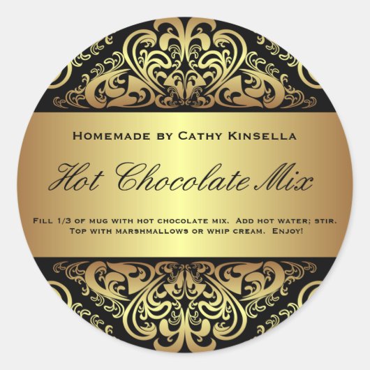 Hot Chocolate Mix Sticker (Vorderseite)