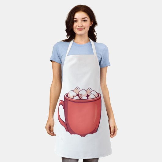 Hot Chocolate Mug Apron Schürze (Getragen)