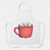 Hot Chocolate Mug Apron Schürze (Vorderseite)