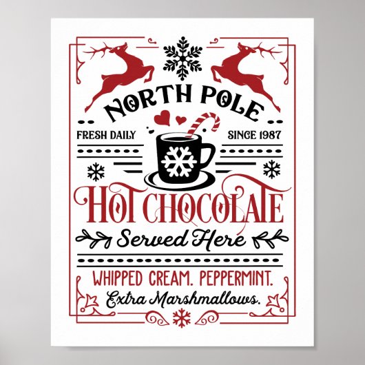 Hot-Chocolate-Party Poster (Vorne)