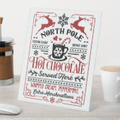 Hot-Chocolate-Party Sockelschild (In Situ)