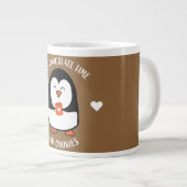 Hot Chocolate Pinguin Drinker Jumbo-Tasse (Vorderseite Rechts)
