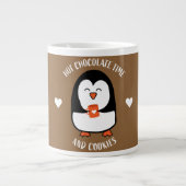 Hot Chocolate Pinguin Drinker Jumbo-Tasse (Vorderseite)