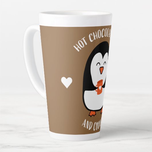 Hot Chocolate Pinguin Drinker Milchtasse (Linke Ecke)