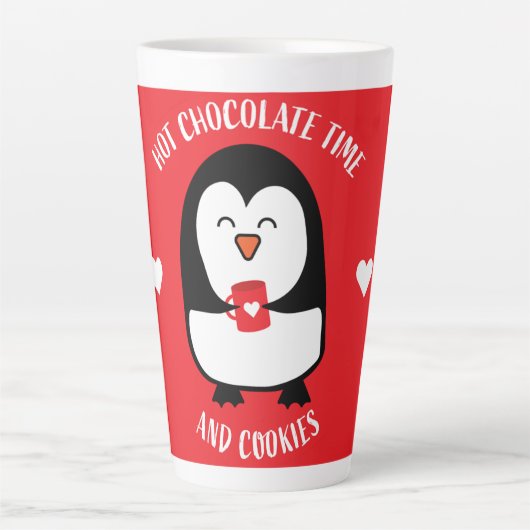 Hot Chocolate Pinguin Drinker Milchtasse (Vorderseite)