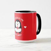 Hot Chocolate Pinguin Drinker Tasse (VorderseiteRechts)