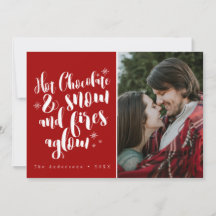 Hot Chocolate & Snow Cosy Holiday Design
