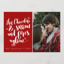 Hot Chocolate & Snow Cosy Holiday Design