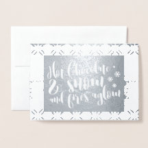 Hot Chocolate & Snow Rhyme Design