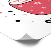 Hot Chocolate Station Retro Vibes Sign Poster (Ecke)